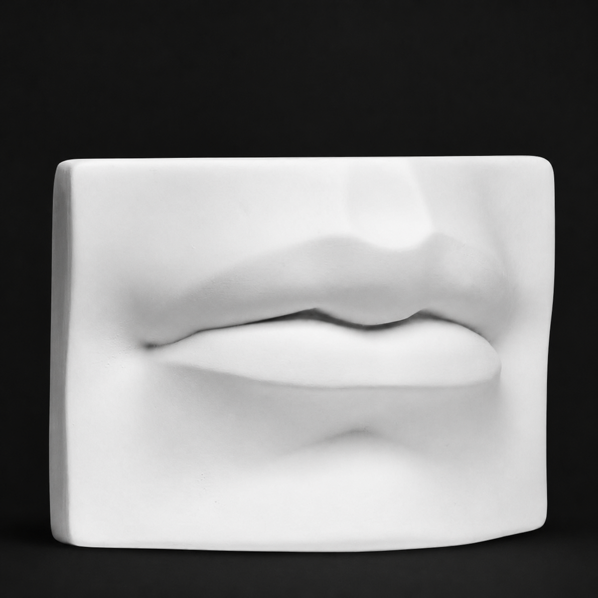 Michelangelo's David, Lips in detail