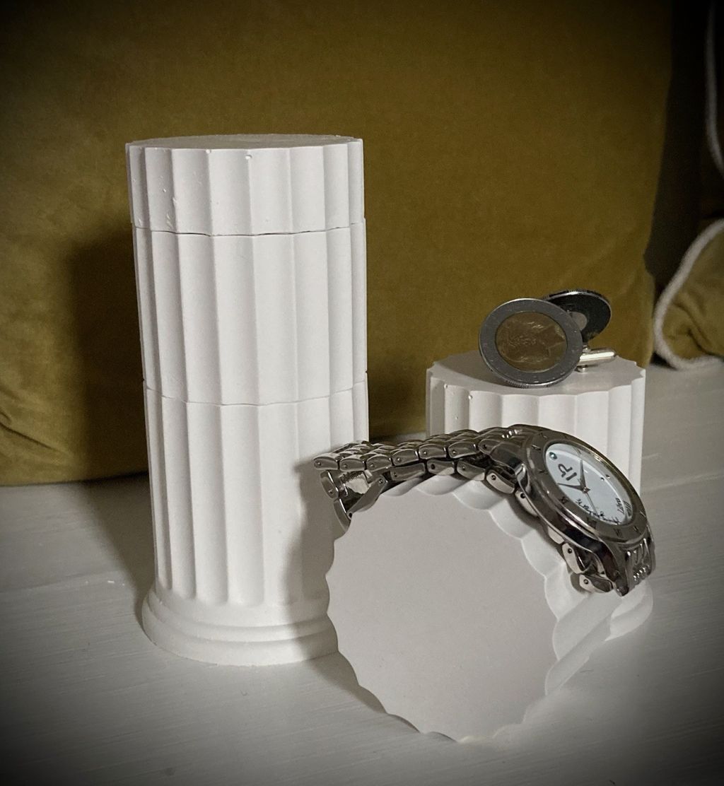 Handcrafted Plaster Architectural Column – Roman Inspired Decorative Sculpture