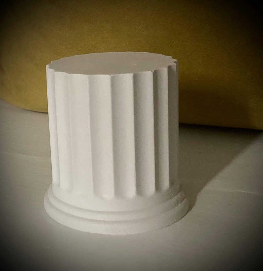 Handcrafted Plaster Architectural Column – Roman Inspired Decorative Sculpture (small)