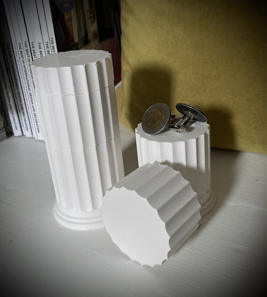 Handcrafted Plaster Architectural Column – Roman Inspired Decorative Sculpture