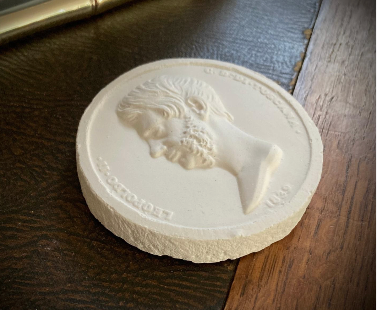 Italian Intaglio Plaster Cast Sculpture. Grand Tour Inspired | Aged Matte Finish
