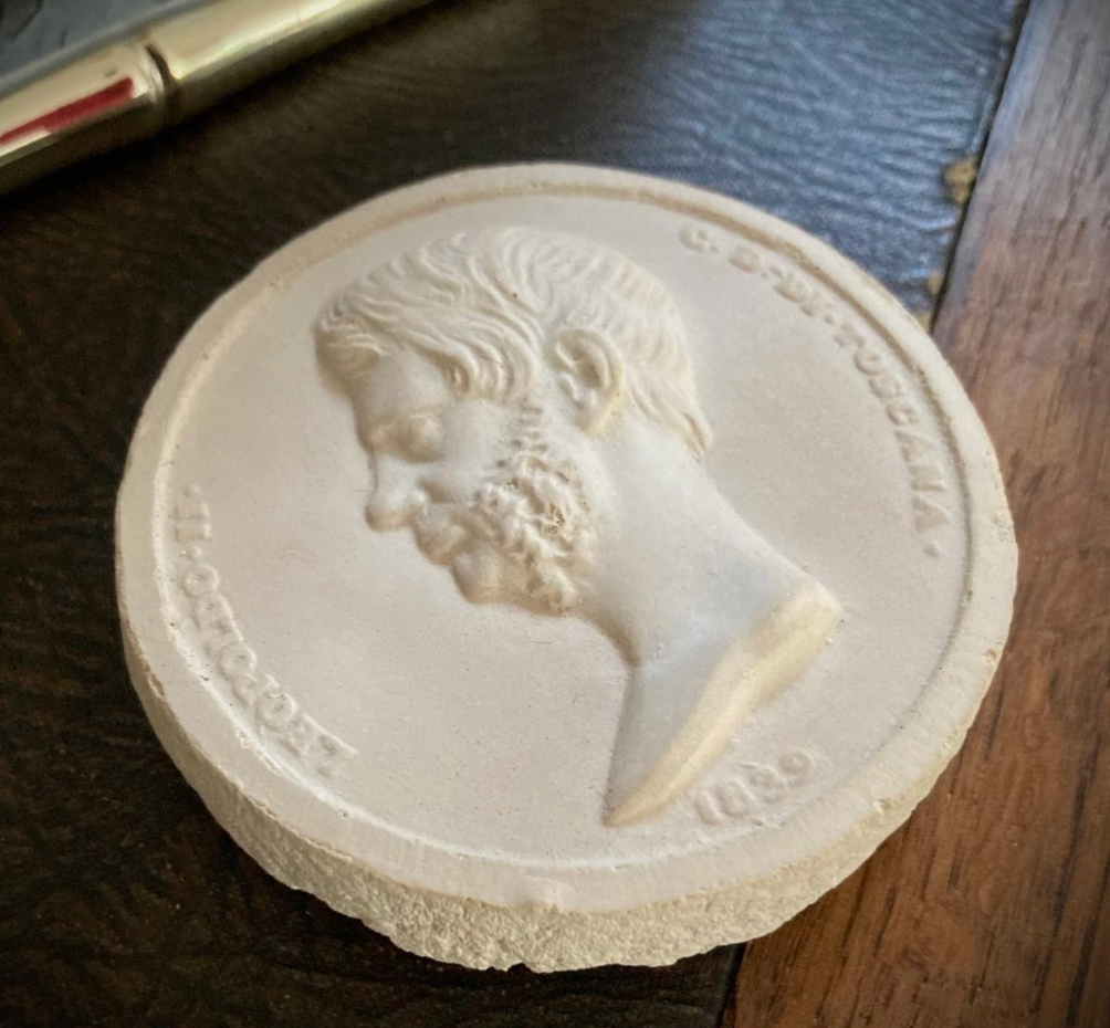 Italian Intaglio Plaster Cast Sculpture. Grand Tour Inspired | Aged Matte Finish